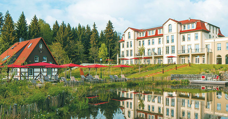 Das Biohotel Schindelbruch bietet Luxus, Wellness und Gourmetgenüsse mitten im Harz