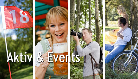 Collage - Mass Bier, Golfplatz, Safari, P�rchen in der Natur