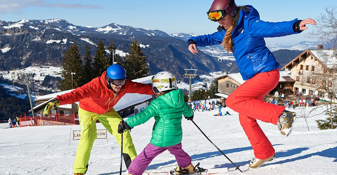 Eines der Top Skigebiete Deutschlands: Das Nebelhorn in Oberstdorf