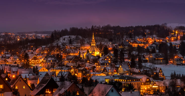 Seiffen - Das Herz des Weihnachtslandes Erzgebirge. Ideales Ziel für Ihren Urlaub an Weihnachten bei Kurzurlaub.de.