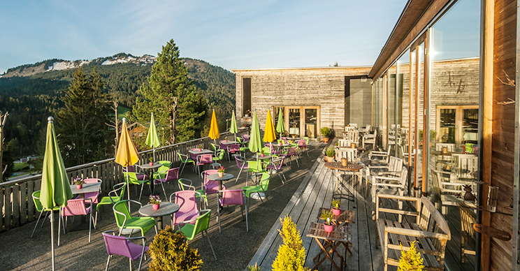 Biohotel buchen und Alpenpanorama erleben