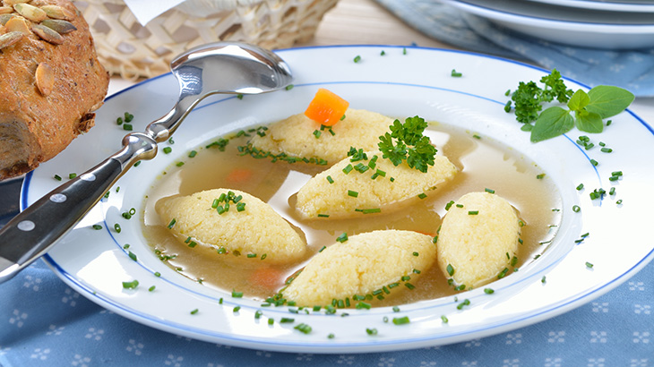 Griessnockerl Suppe
