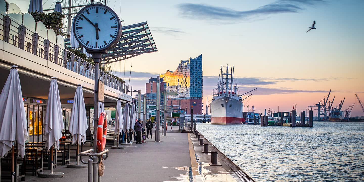 Hamburg, am Hafen