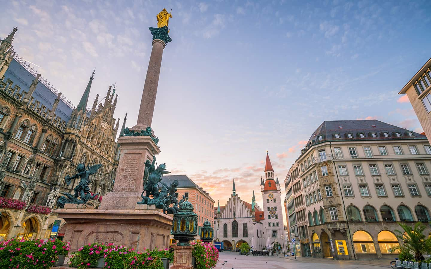 Rathaus am Marienplatz in München