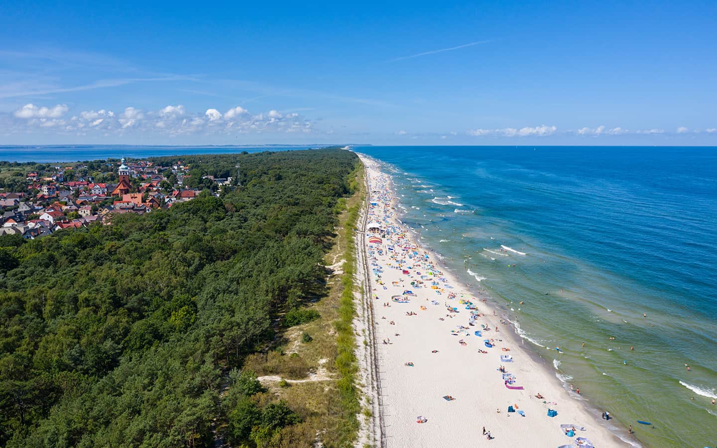Ostseeküste auf der Halbinsel Hel, Jastarnia, Polen