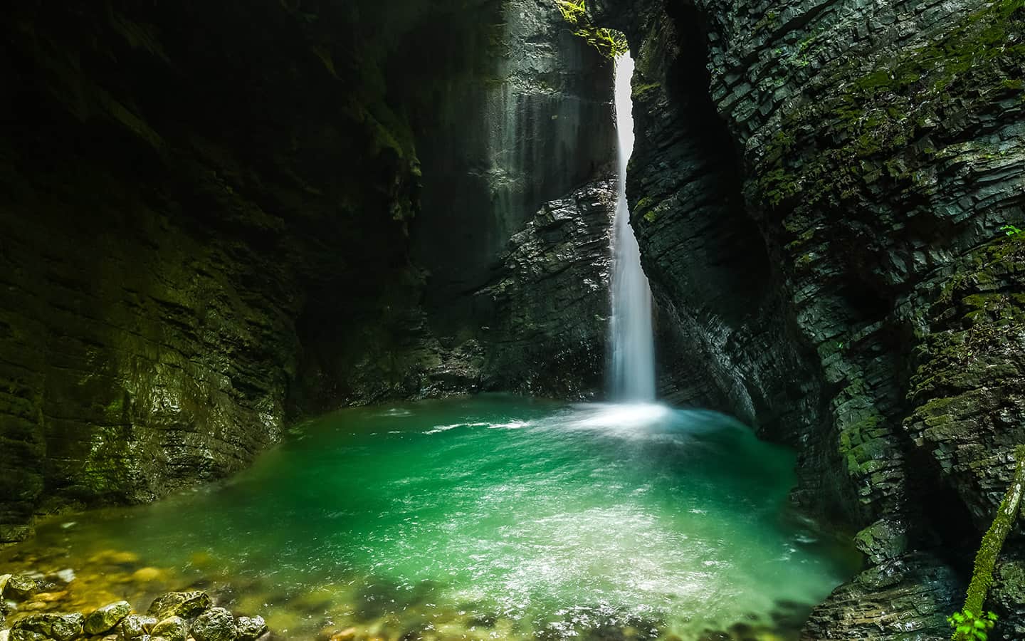 Kozjak-Wasserfall