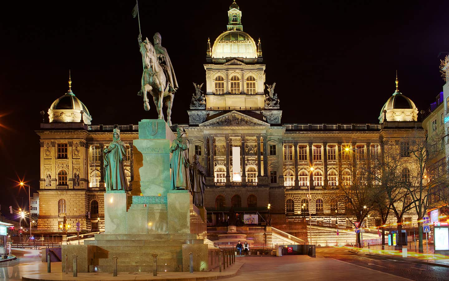 Nationalmuseum auf dem Wenzelplatz in Prag