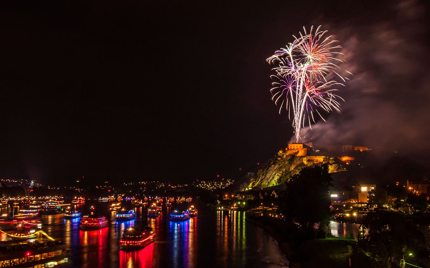 Feuerwerk, Rhein in Flammen, Koblenz