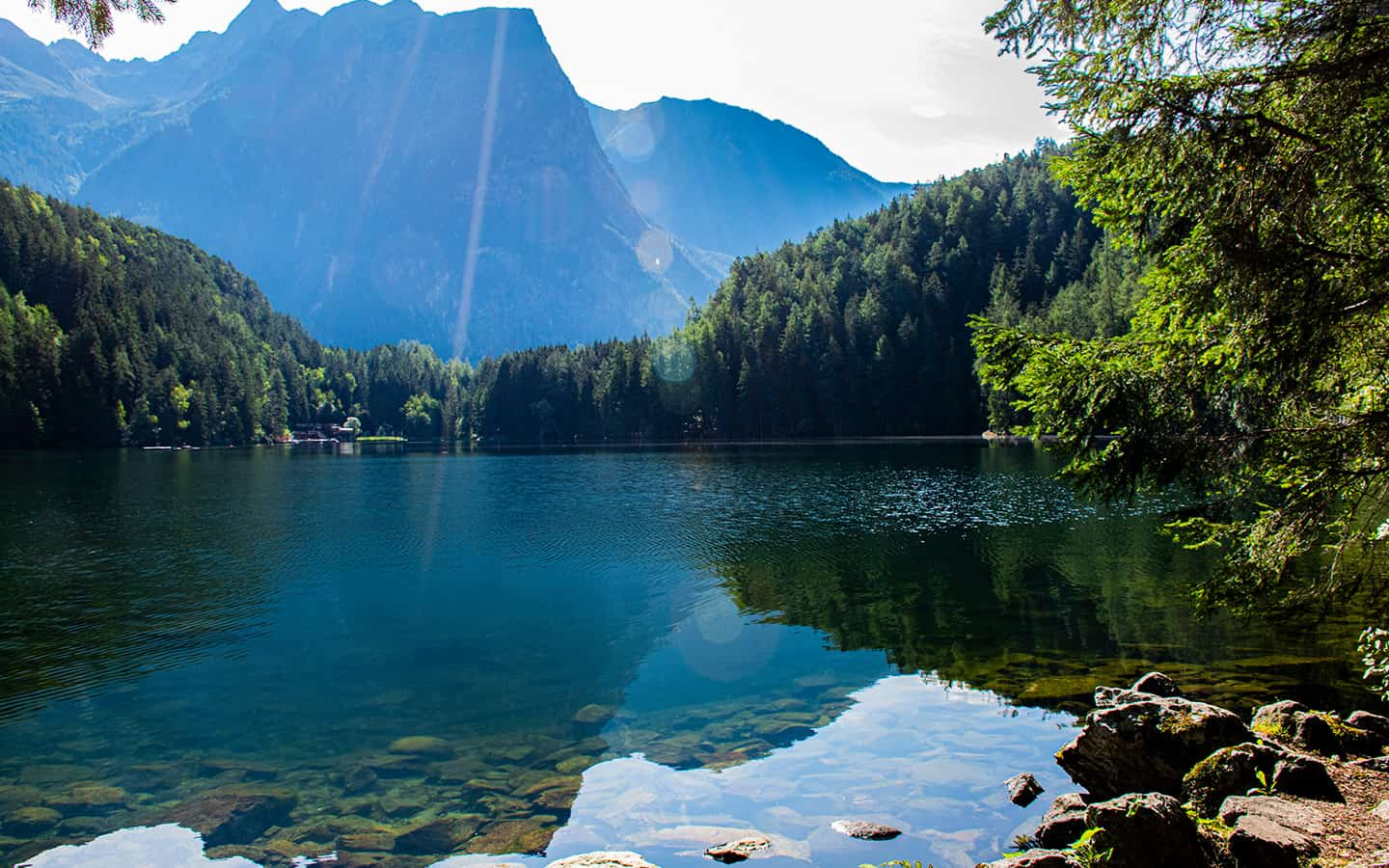 Piburger See, Bergsee in den Ötztaler Alpen in Tirol